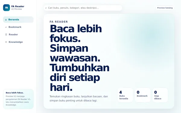 Preview FA Reader V2 (Eksperimen)